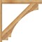 Ekena Millwork Imperial Block Rough Sawn Outlooker, Western Red Cedar, 6"W x 48"D x 48"H OUT06X48X48IMP05RWR - alternate 2